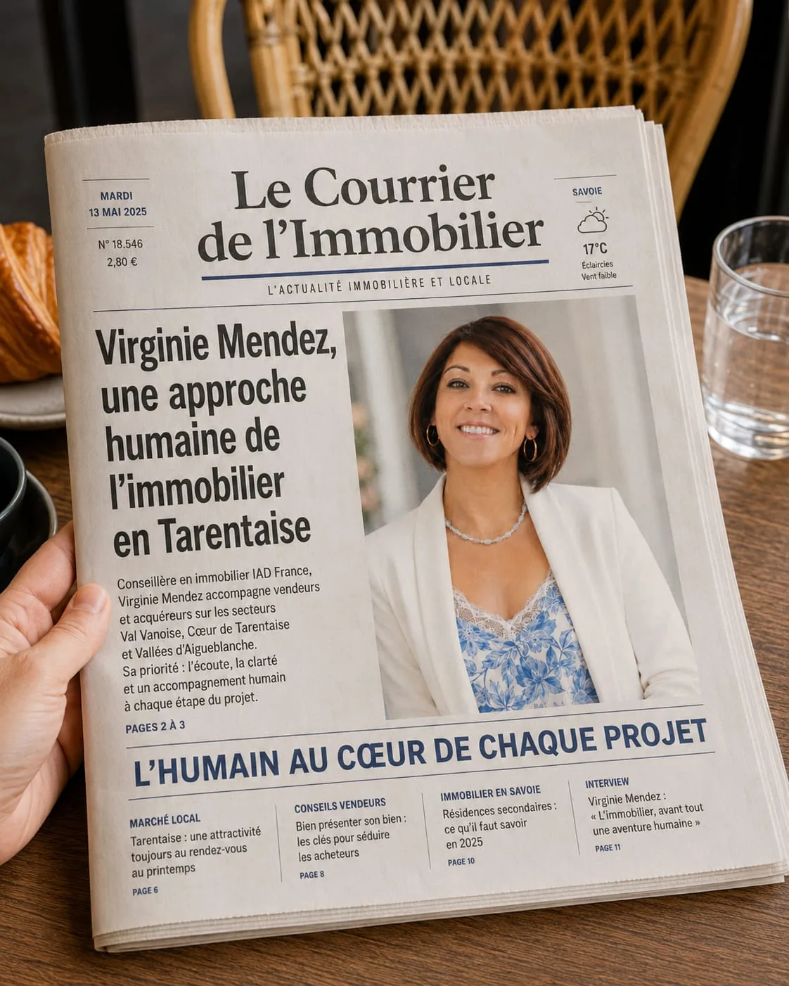 Le Courrier de l'Immobilier - Virginie Mendez, une approche humaine de l'immobilier en Tarentaise