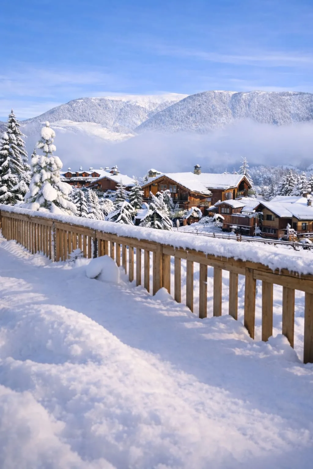 Courchevel le Praz en hiver